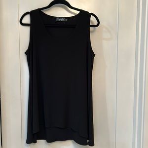 Sympli black crew neck tank top like new